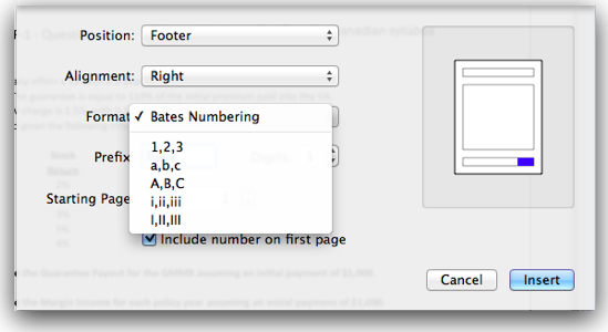 Pdfpen page numbering pe